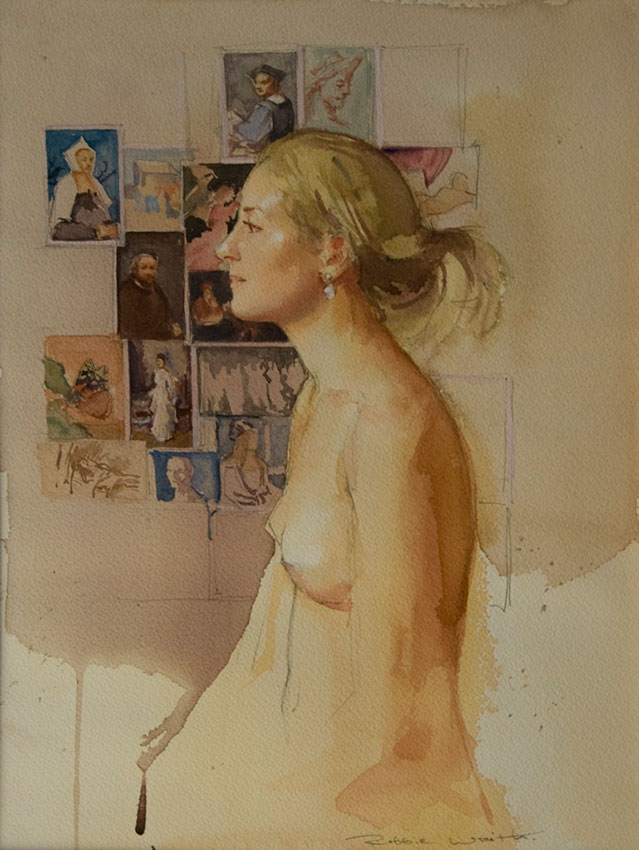 Copyright: Robbie Wraith ('Postcards', watercolour)