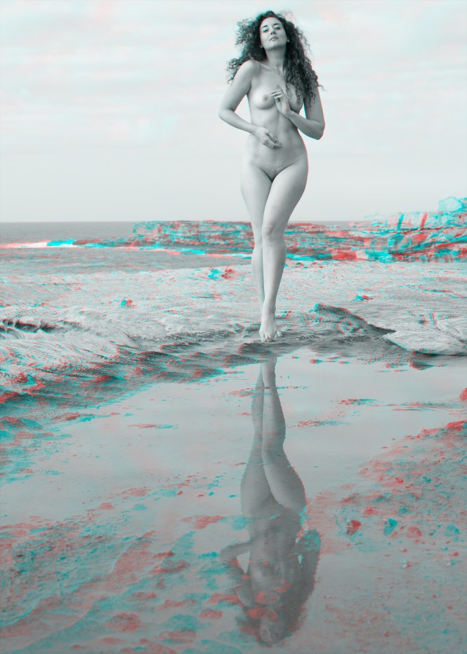 Ella Rose on the Cliff Top 2 3D